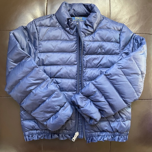 Ralph Lauren Girls Quilted Down Jacket - Picture 2 of 5